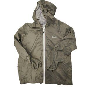 Bench Lightweight Hooded Windbreaker Jacket Olive Green XL